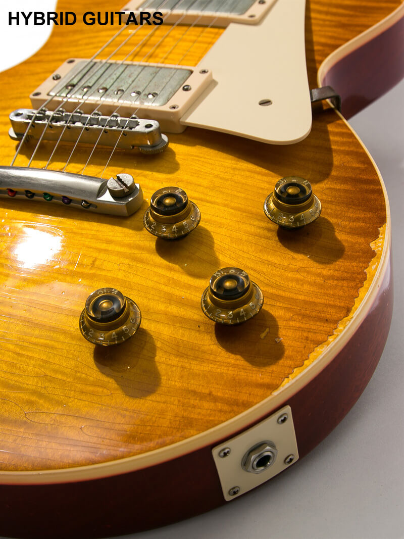 Gibson Custom Shop Hand Select 1P-Mahogany Historic Collection 1959 Les Paul Reissue Heavy Aged Double Dirty Lemon 10