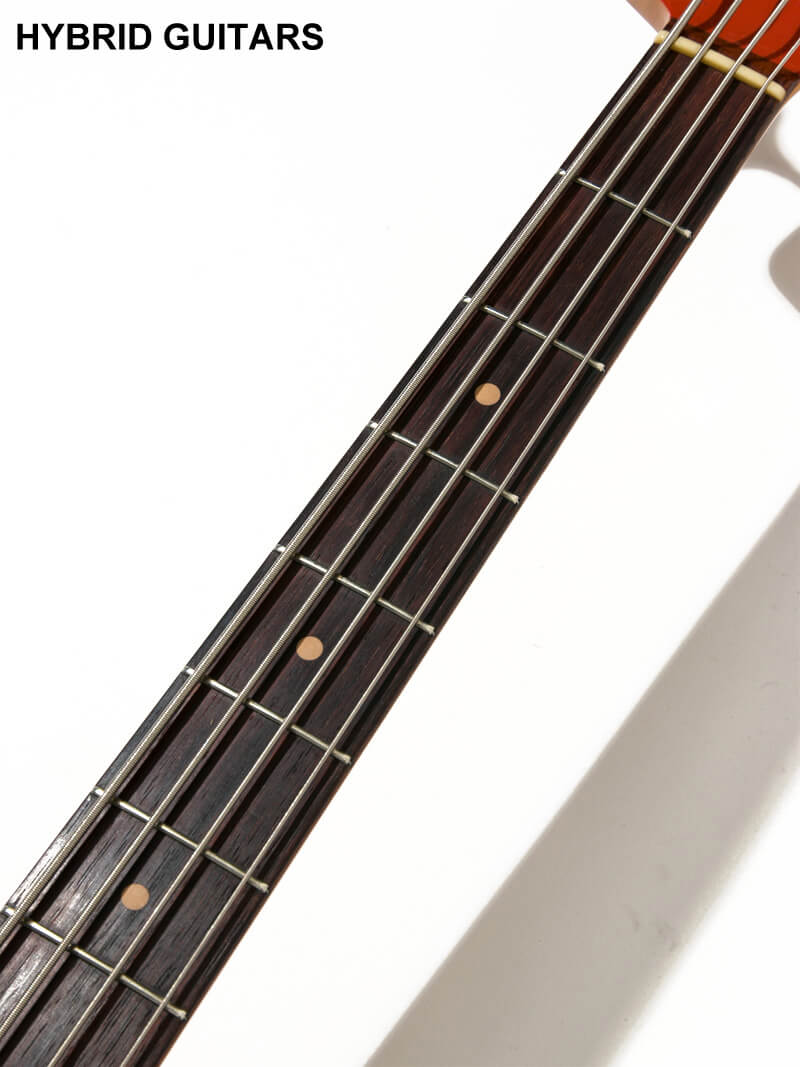 Fender Custom Shop MBS 1961 Jazz Bass Matching Head Fiesta Red Master Built by Mark Kendrick 15