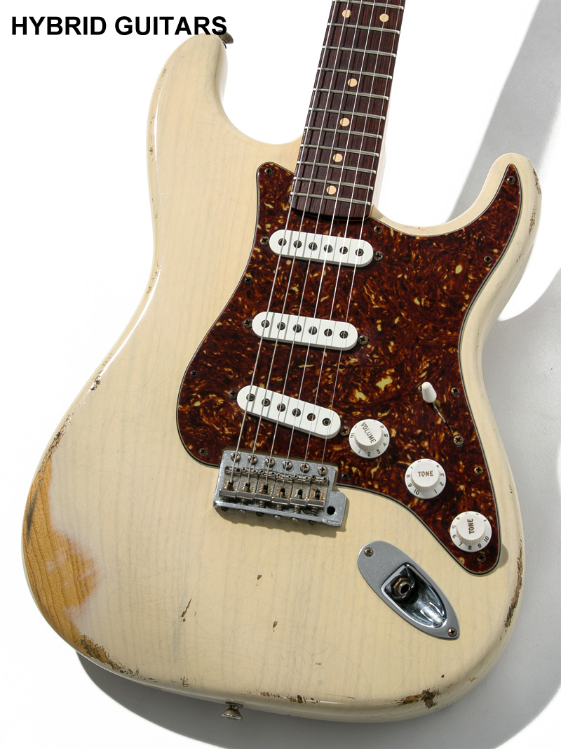 Fender Custom Shop 1960 Stratocaster Relic Vintage  Blonde  3