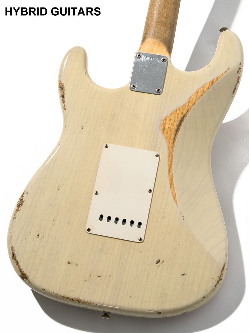 Fender Custom Shop 1960 Stratocaster Relic Vintage  Blonde  4