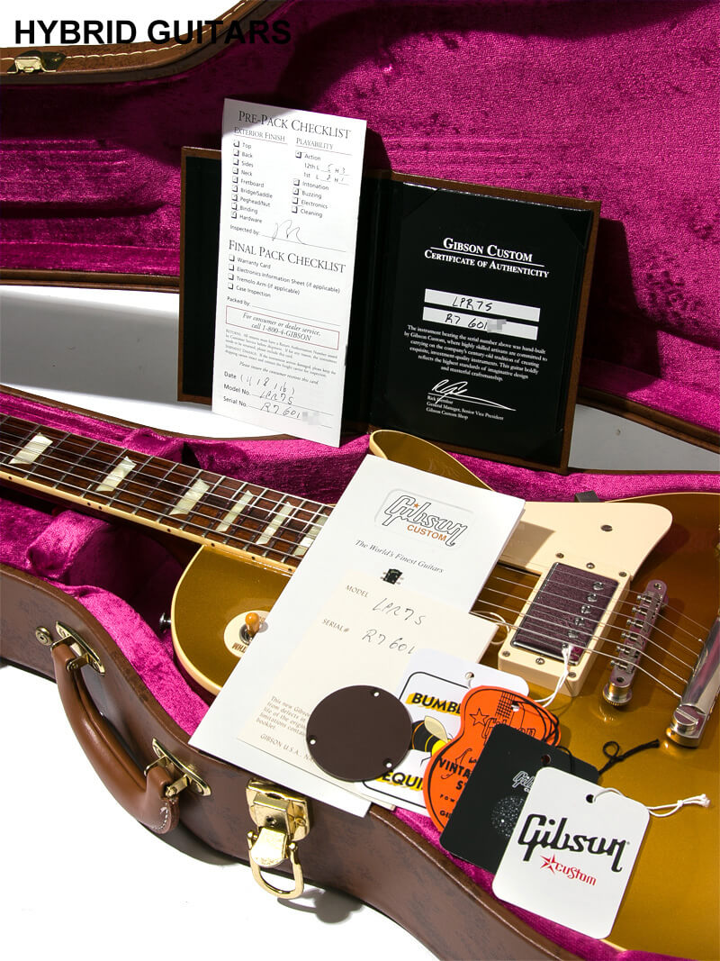 Gibson Custom Shop Standard Historic 1957 Les Paul Reissue Gold Top 14