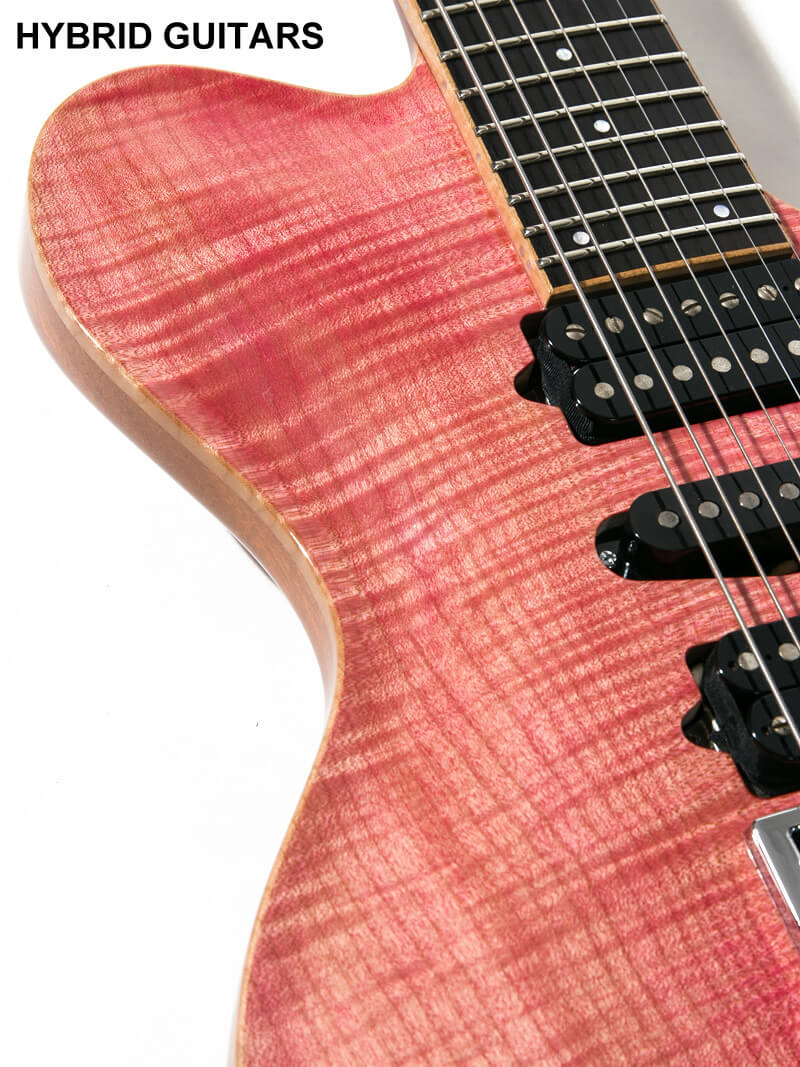 Combat Custom Order 7strings Flame Maple Faded Trans Pink 12