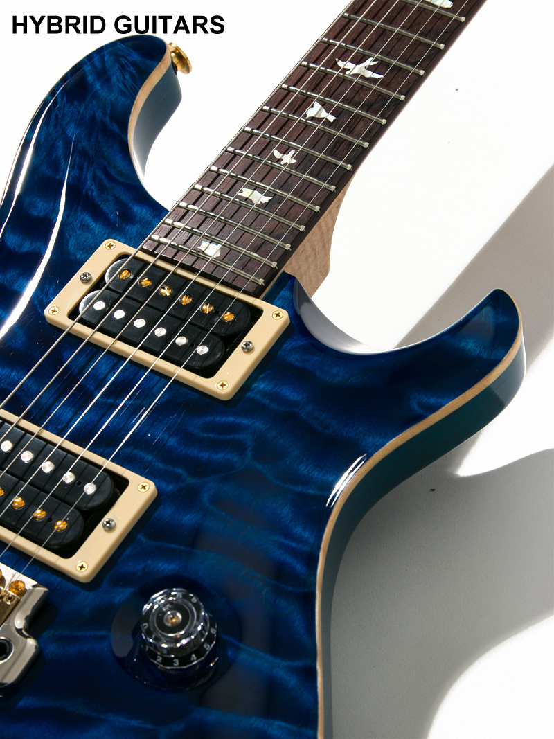 Paul Reed Smith(PRS) Wood Library Brazilian Rosewood(BZF) Custom 24 Swamp Ash Limited 10Top Quilt Aquamarine 9