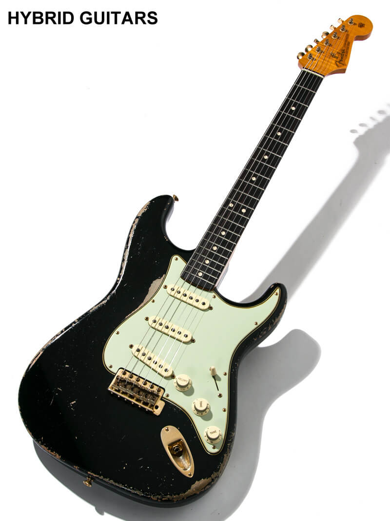 Fender Custom Shop MBS 1963 Stratocaster with Josefina Campos P.U. Black Heavy Relic Master Built by Todd Krause  1