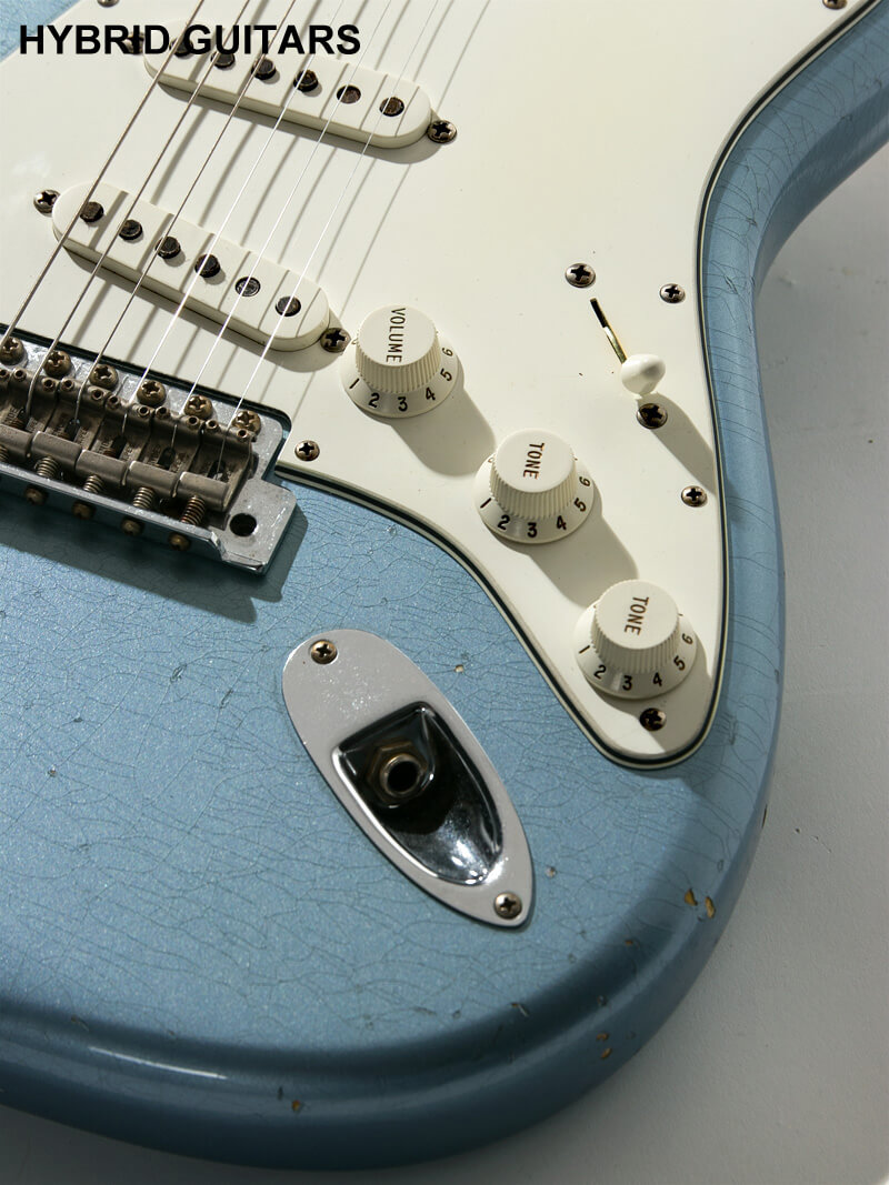 Fender Custom Shop MBS 1967 Stratocaster Josefina Campos PU Journeyman Relic Ice Blue Metallic Master Built by Greg Fessler 10