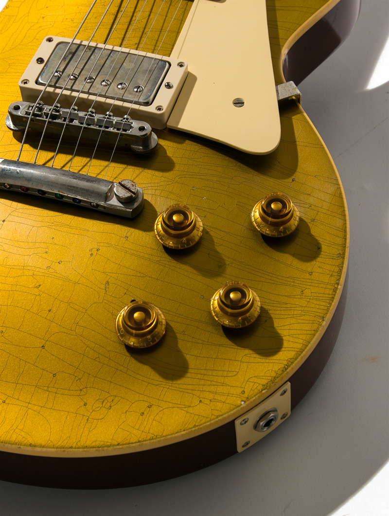 Gibson Custom Shop Murphy Lab 1957 Les Paul Gold Top Light Aged Double Gold 10