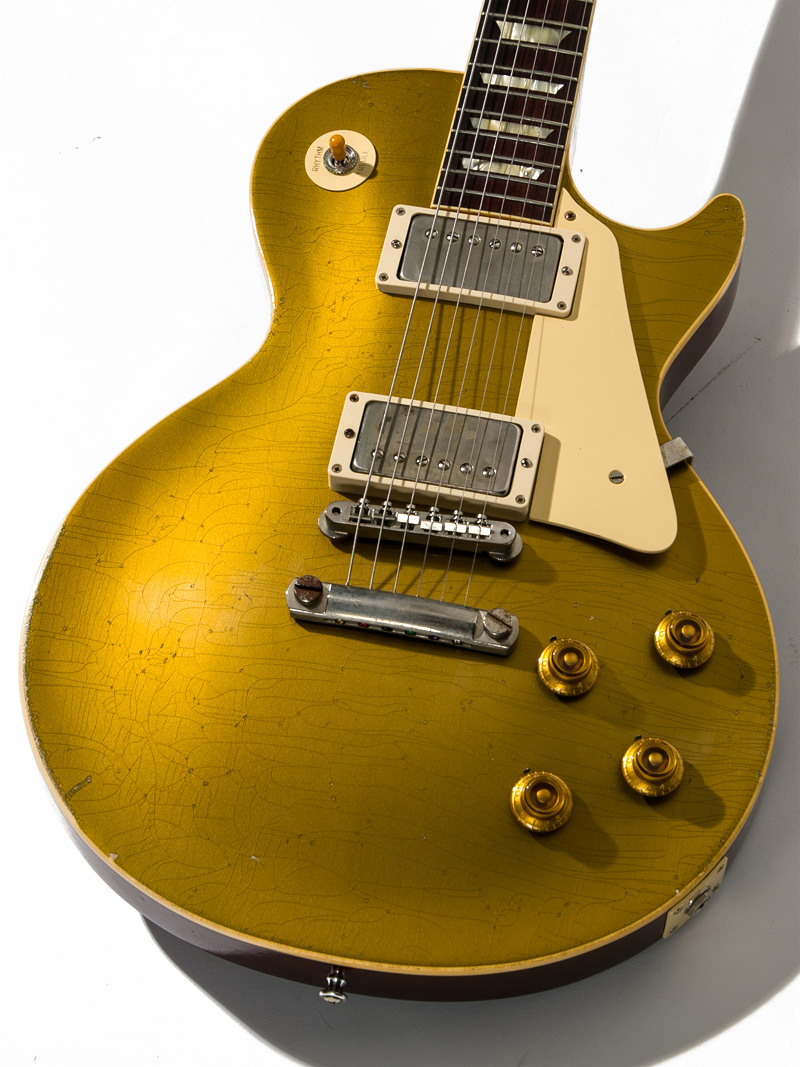 Gibson Custom Shop Murphy Lab 1957 Les Paul Gold Top Light Aged Double Gold 3