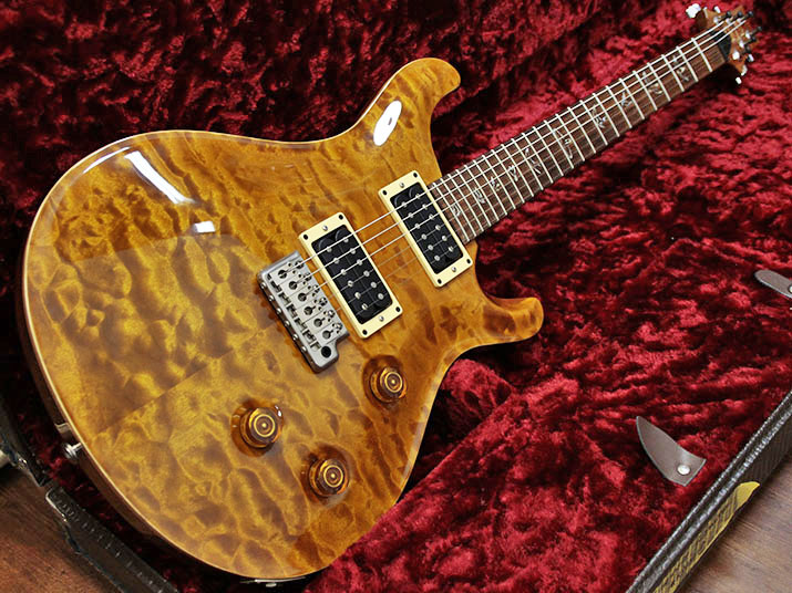 Paul Reed Smith(PRS) Custom 24 Quilted Maple 10Top Amber 1