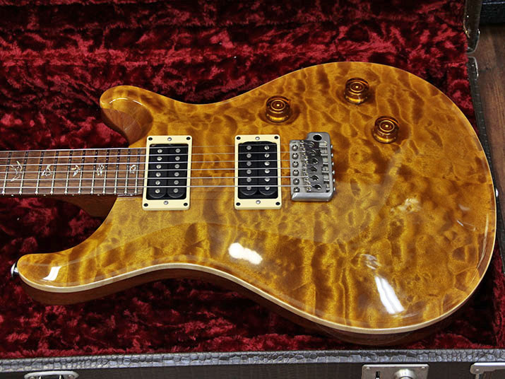 Paul Reed Smith(PRS) Custom 24 Quilted Maple 10Top Amber 4