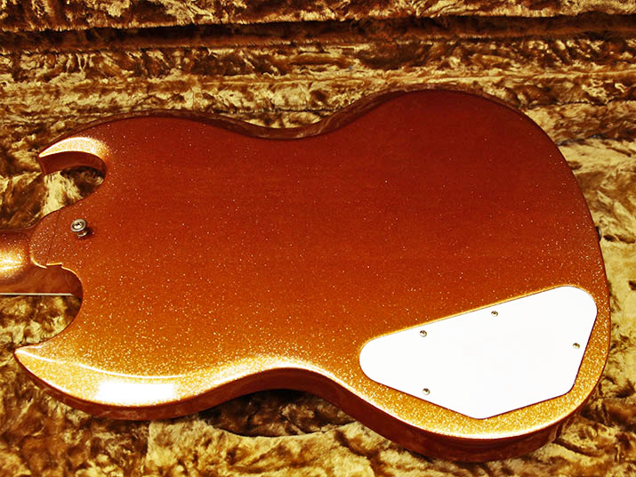 Gibson Custom Shop SG Custom Metallic Orange w/Sparkle Burst 6