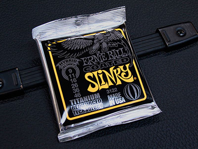 ERNIE BALL 10-46 COATED HYBRID  SLINKY Titanium Reinforced #3122