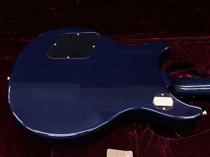 Gibson Custom Shop TAK DC Standard Flametop Aqua Blue 4