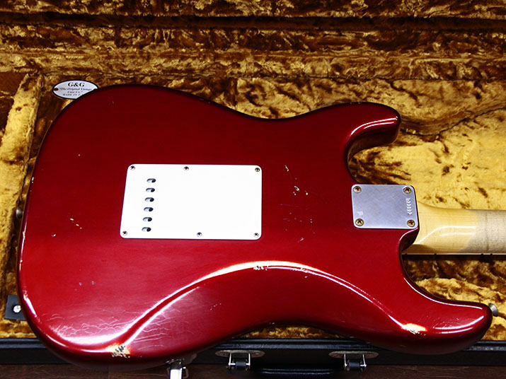 Fender Custom Shop Master Built 65 Stratocaster Relic Dennis Galuszka Candy Apple Red 4