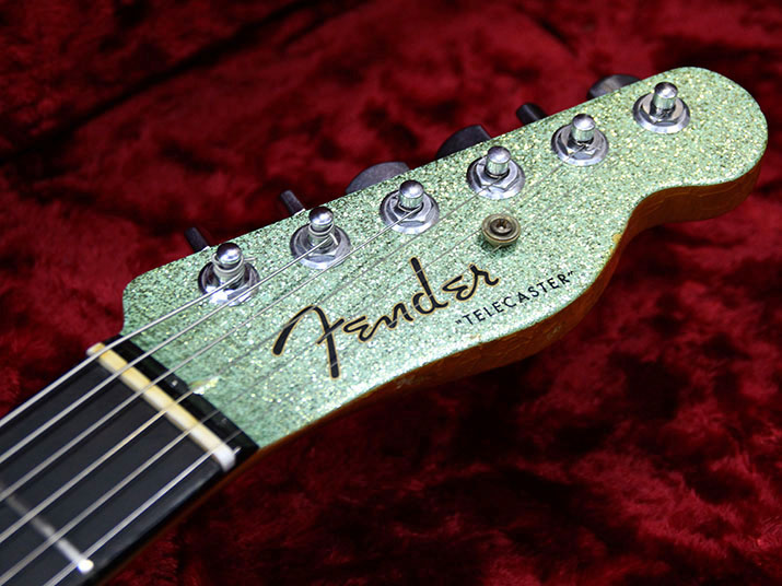 Fender Custom Shop Telecaster Relic TVJ Surf Green Sparkle 7