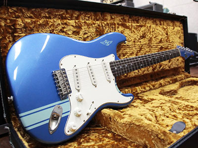 RS Guitarworks Contour Greenguard Custom Lake Placid Blue With Daphne Blue Stripes
