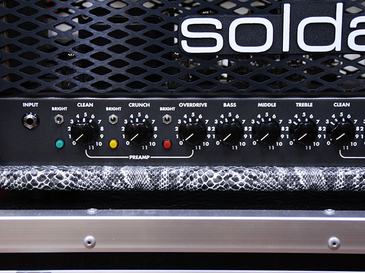 Soldano DECATONE 100W 3Channel Head Snake Skin 2