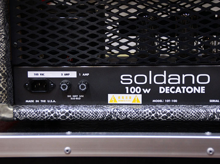 Soldano DECATONE 100W 3Channel Head Snake Skin 5