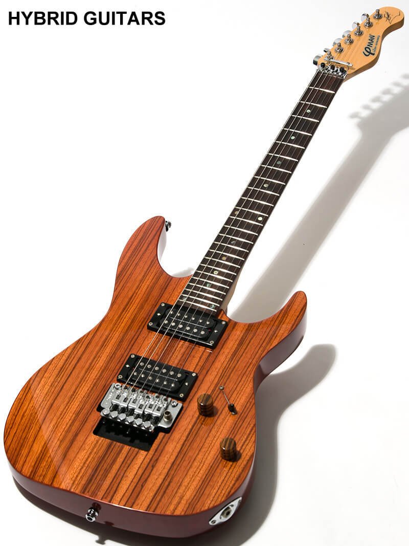 Y-man Guitar Workshop Dinky Stratocaster Typle Zebrawood 1