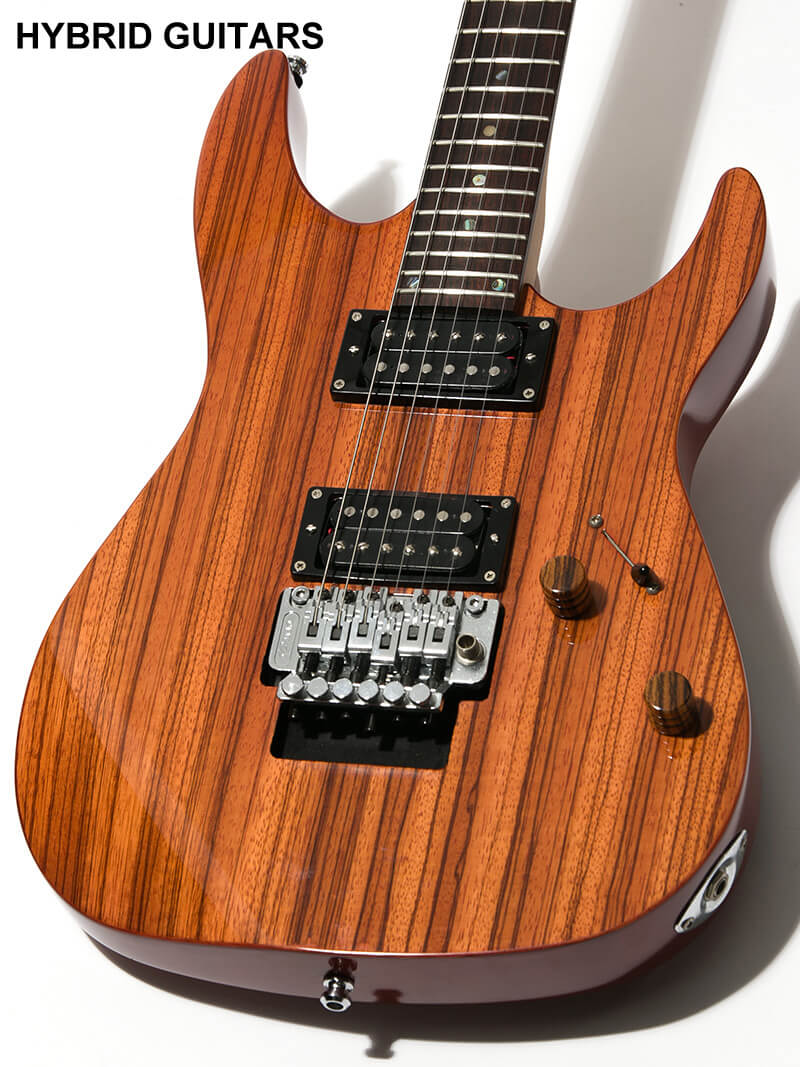 Y-man Guitar Workshop Dinky Stratocaster Typle Zebrawood 3