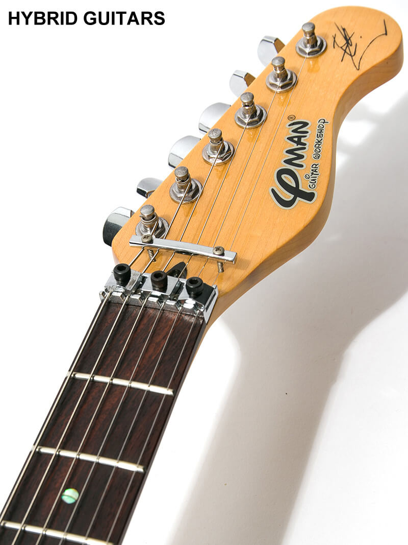 Y-man Guitar Workshop Dinky Stratocaster Typle Zebrawood 5