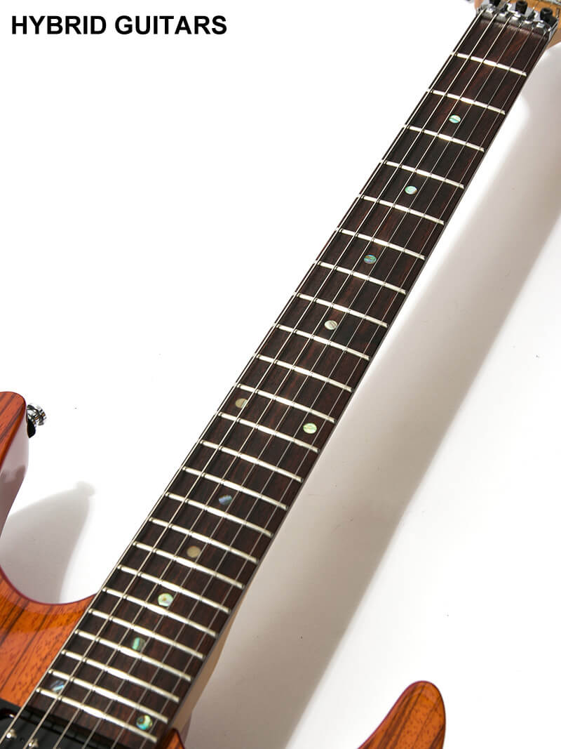 Y-man Guitar Workshop Dinky Stratocaster Typle Zebrawood 7