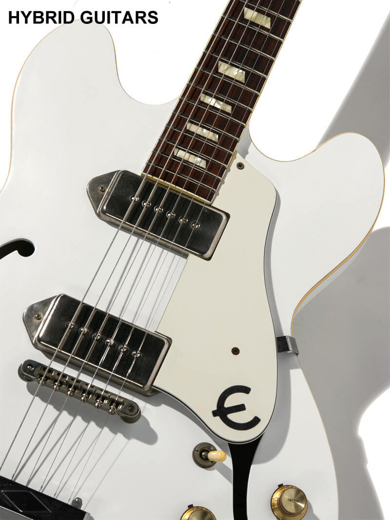 Epiphone Japan Limited Edition Casino Snow White with Blue Label 9