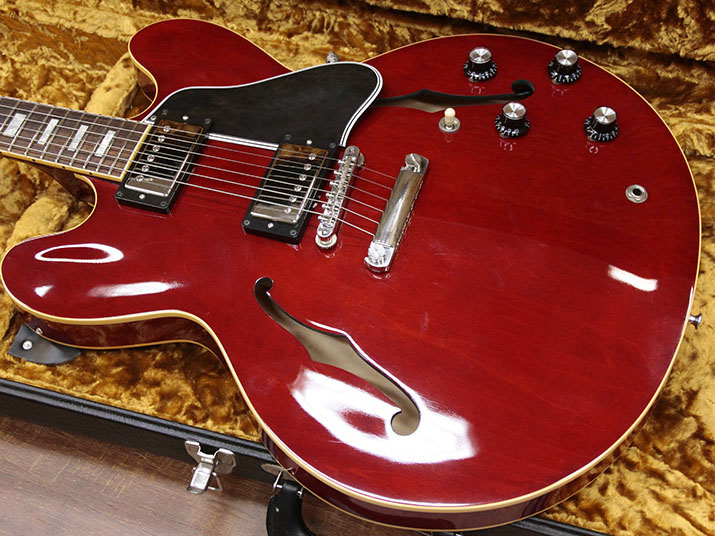 Gibson Custom Shop ES-335 Block Inlay Cherry 60's Neck Profile 2