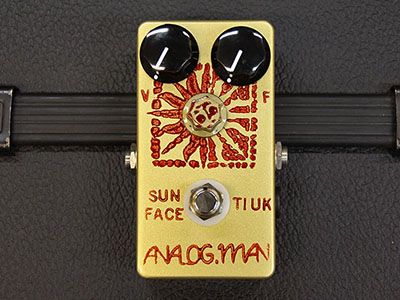 Analogman Sunface '68 Texas Instr (UK) Germa Mil Spec with DC Jack