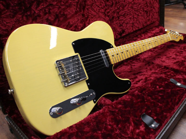 Freedom Custom Guitar Research S.O.TE 50's M1P LwAsh1P BSB 50's Telecaster Type Butterscotch Blonde  1