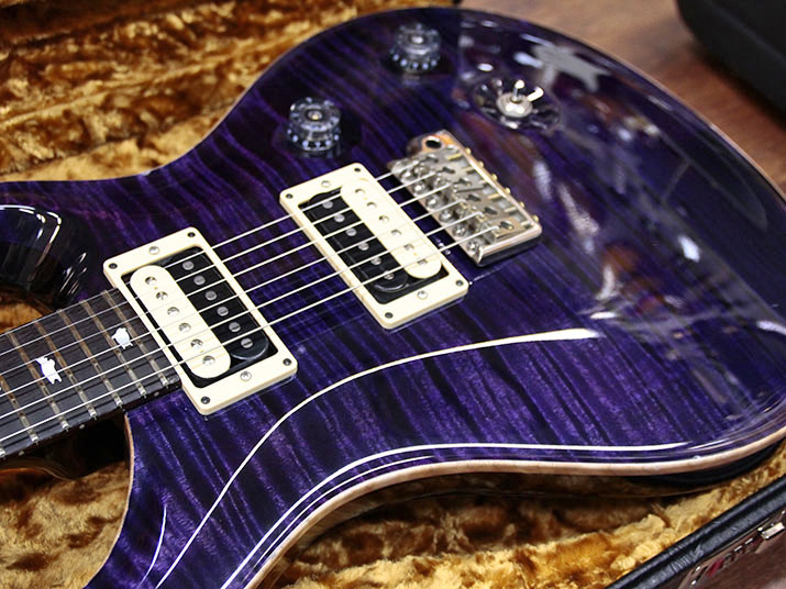 Paul Reed Smith(PRS) KID Limited Custom24 Purple Flame Maple Top Matching Head 2