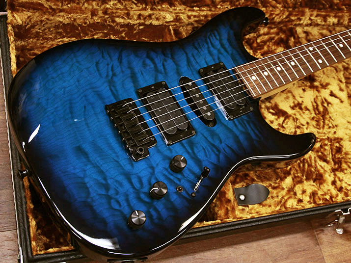 Sadowsky TYO Modern Edge Strat Bora Blue Burst 2