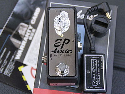 Xotic EP Booster Chrome Bundle with Voltage Doubler Limited Edition