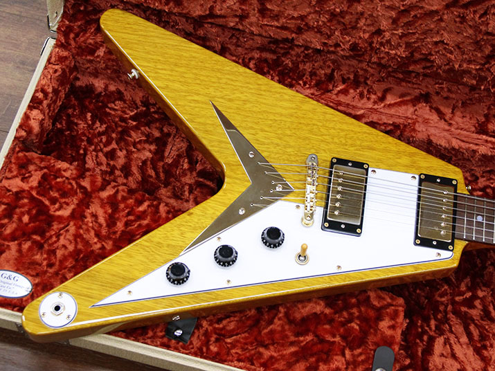 momose MFV-K1 LTD/NJ Flying V Korina 1P Body 2