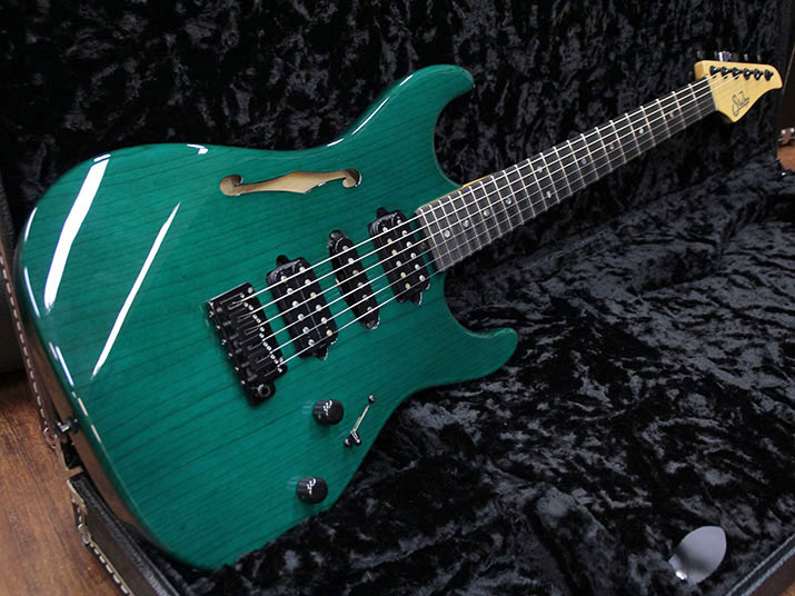 Suhr Standard Trans Teal Ebony Fingerboard 1