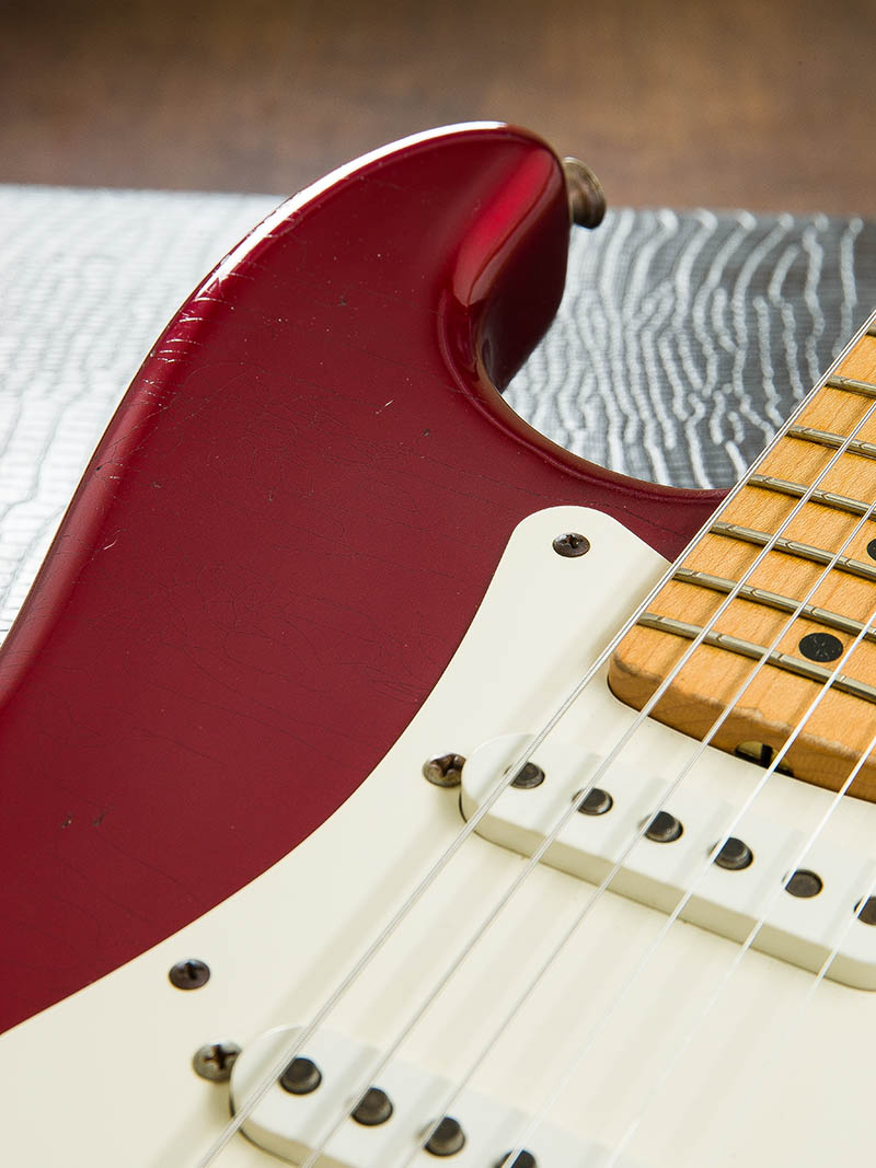 Fender Custom Shop Master Built 1956 Stratocaster Relic Candy Apple Red by Todd Krause 10