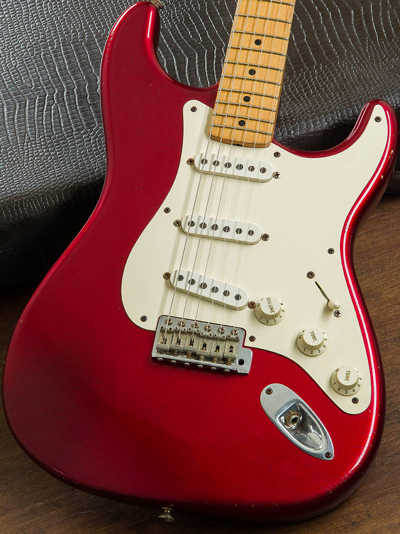 Fender Custom Shop Master Built 1956 Stratocaster Relic Candy Apple Red by Todd Krause 3