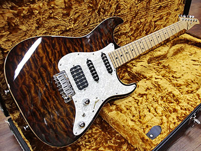 Tom Anderson Drop Top Classic Burnished Orange Burst