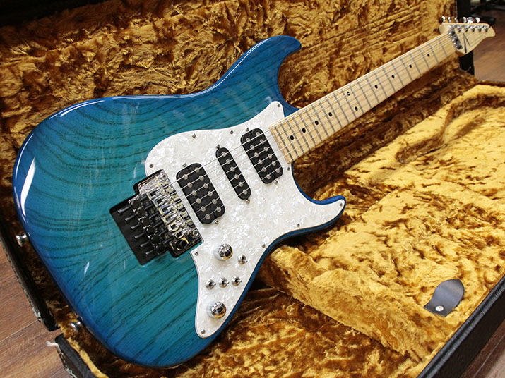 Tom Anderson Classic Bora to Transparent Blue Burst 1