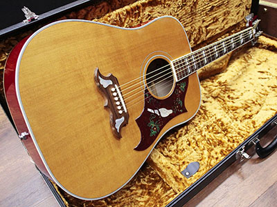 Gibson Dove Antique Natural Top with Cherry Back