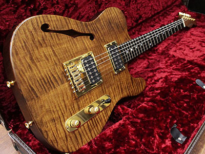 Schecter PT Custom Thinline Flame Top
