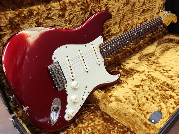 Fender Custom Shop Master Built 1961 Stratocaster Relic Candy Apple Red by Dale Wilson 1