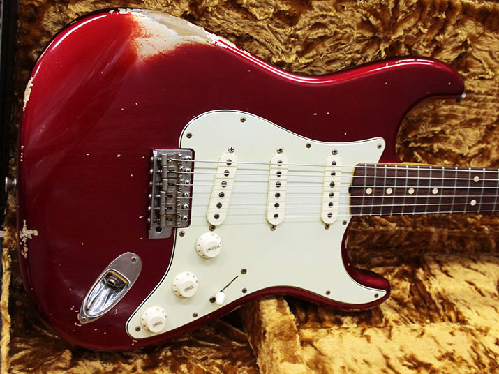 Fender Custom Shop Master Built 1961 Stratocaster Relic Candy Apple Red by Dale Wilson 2