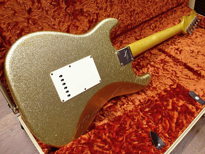 Fender Custom Shop Master Built 1959 Stratocaster Relic Brazilian Rosewood Gold Silver Sparkle by Greg Fessler 3