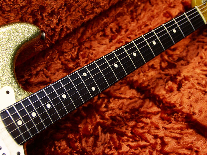 Fender Custom Shop Master Built 1959 Stratocaster Relic Brazilian Rosewood Gold Silver Sparkle by Greg Fessler 5