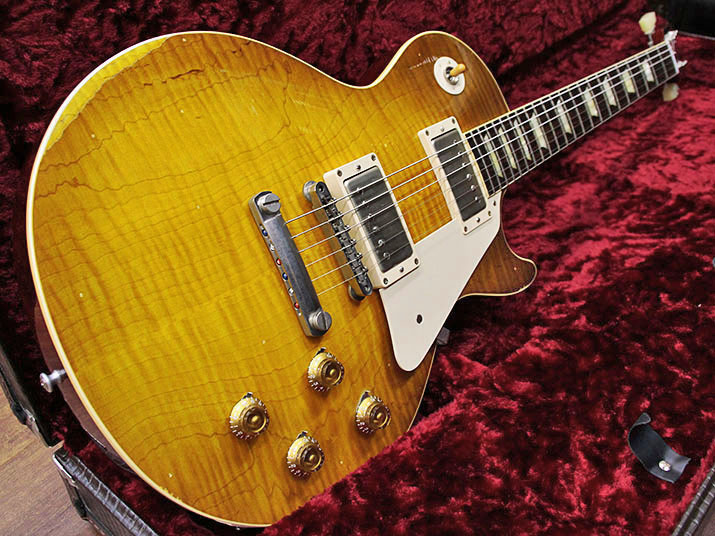 Gibson Custom Shop Historic Collection 1959 Les Paul Standard Reissue Heavily Aged Primary Burst 1