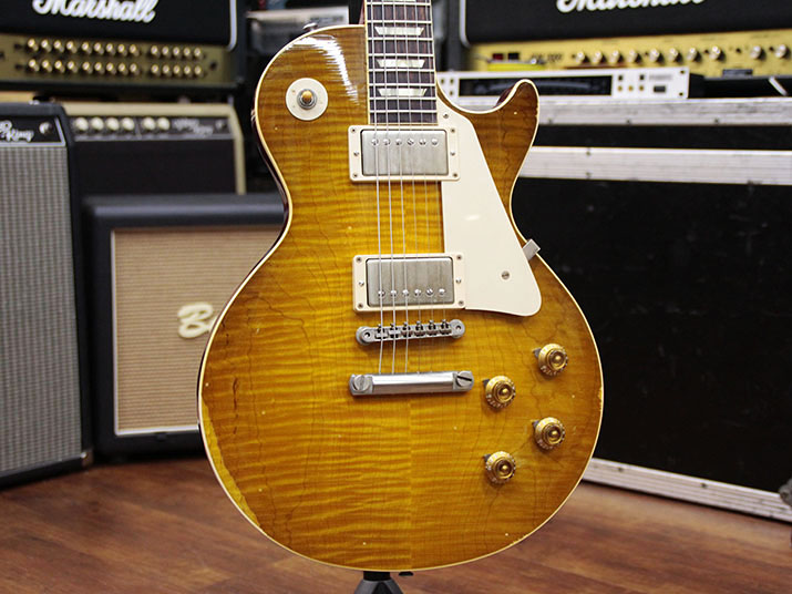 Gibson Custom Shop Historic Collection 1959 Les Paul Standard Reissue Heavily Aged Primary Burst 3