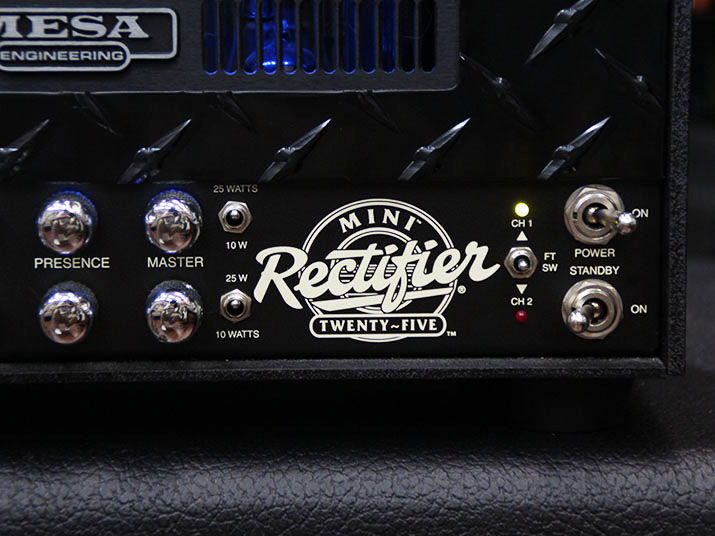 Mesa/Boogie MINI Rectifier 25 Head Black Plate 3