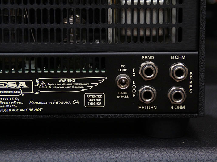 Mesa/Boogie MINI Rectifier 25 Head Black Plate 6