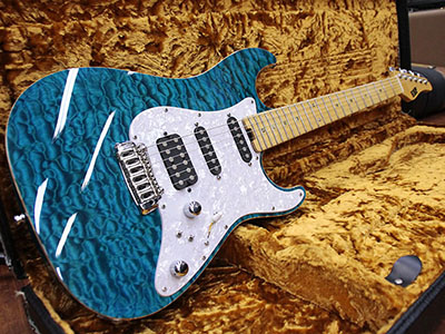 ESP Custom Order Stratoacster Quilt Top