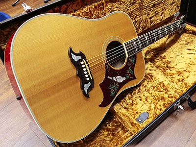 Gibson Dove Antique Natural Top with Cherry Back
